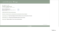 Desktop Screenshot of ezlibrary.com